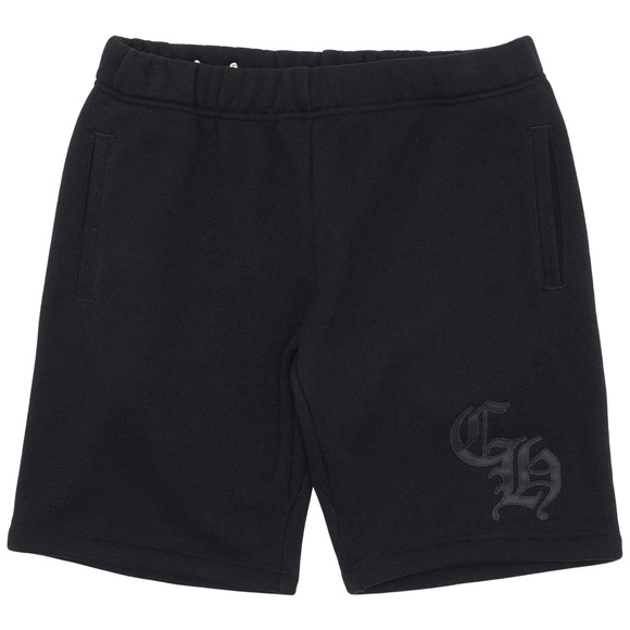 Chrome Hearts 711 Seven Eleven Black Nylon CH Logo Drawstring Sweat Shorts Large